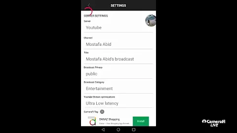 Mostafa Abid's broadcast