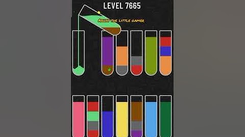 Water sort puzzle level 7665