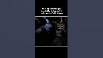 When Springtrap tunnels your teammate 💀 The Animatronic in Dead by Daylight! #DBD #FNAF