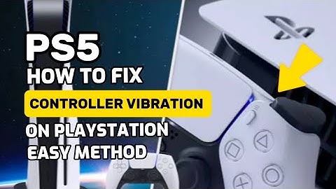 How To Trunoff PS5 Controller Vibration And Trigger Intensity On PlayStation 5 Easy