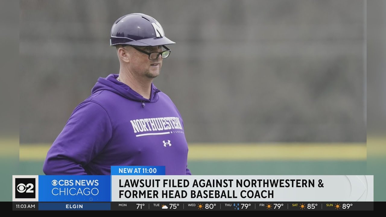 Lawsuit filed against Northwestern & former baseball coach