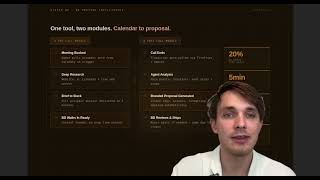 Demo of BD agents pre-call and post-call to close more deals