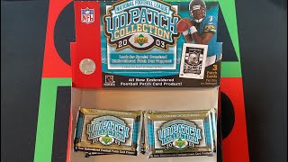 2003 Upper Deck Patch Collection NFL Football Hobby Box Part 3! 🏈