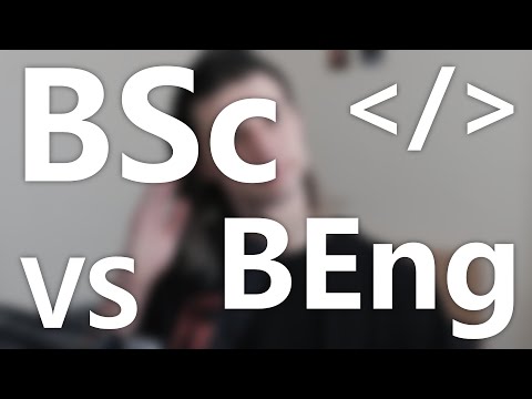 Video: Differenza Tra BSc E BEng