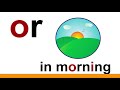 Understanding the 'or' Sound