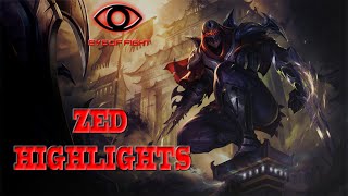 Zed Highlights | 2014 mid lane montage | season 4