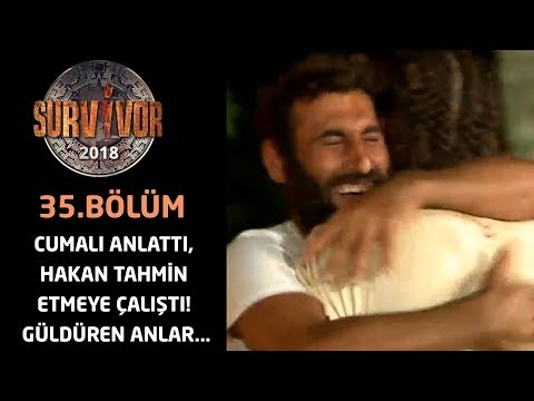 Cumali anlattı, Hakan tahmin etmeye çalıştı! Güldüren anlar...| 35.Bölüm | Survivor 2018