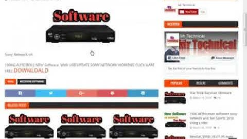 1506g NEW SOFTWARE SONY NETWPRK 100% OK ASIAST 7   YouTube