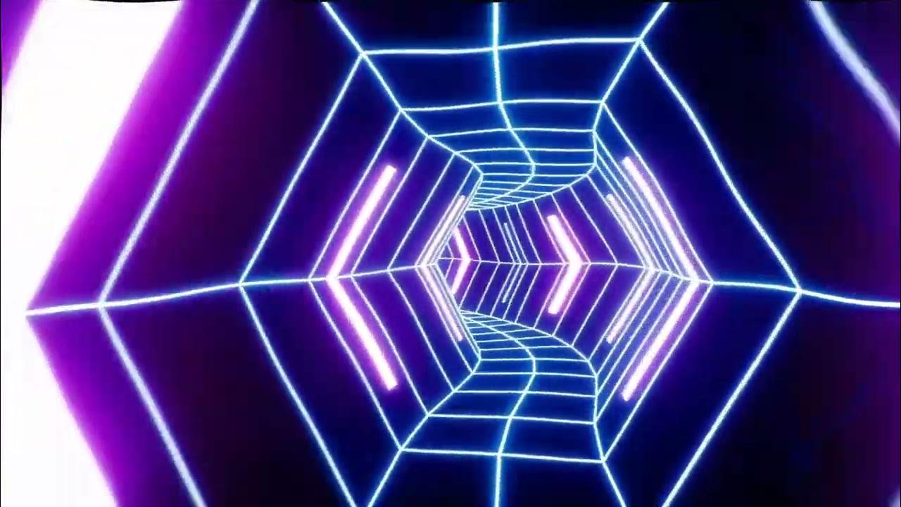 Abstract Tunnel Space Tunnel Screensaver transmission motion animation