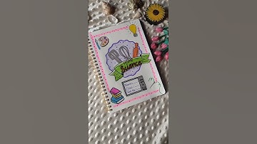 Home Science 🧶📊 front page design 💗 #shorts #design