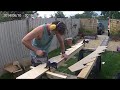 Folding stairs DIY