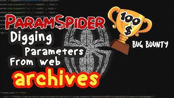 #5 ParamSpider | digging parameters from web archives | Bug Hunting