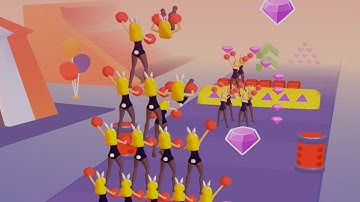 Cheerleader Run 3D Level 83 & 84 🔰🐙 NEW MAX LEVEL!! All Levels Gameplay Android,iOS