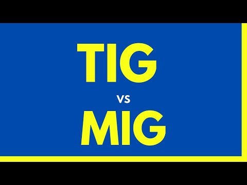 MIG 용접과 TIG 용접의 차이-TIG Vs MIG-