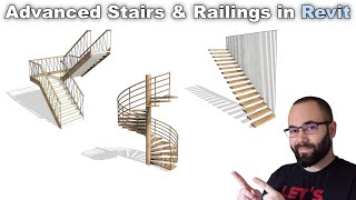 Advanced Stairs & Railings in Revit Tutorial by Balkan Architect 11,113 views 3 months ago 12 minutes, 18 seconds