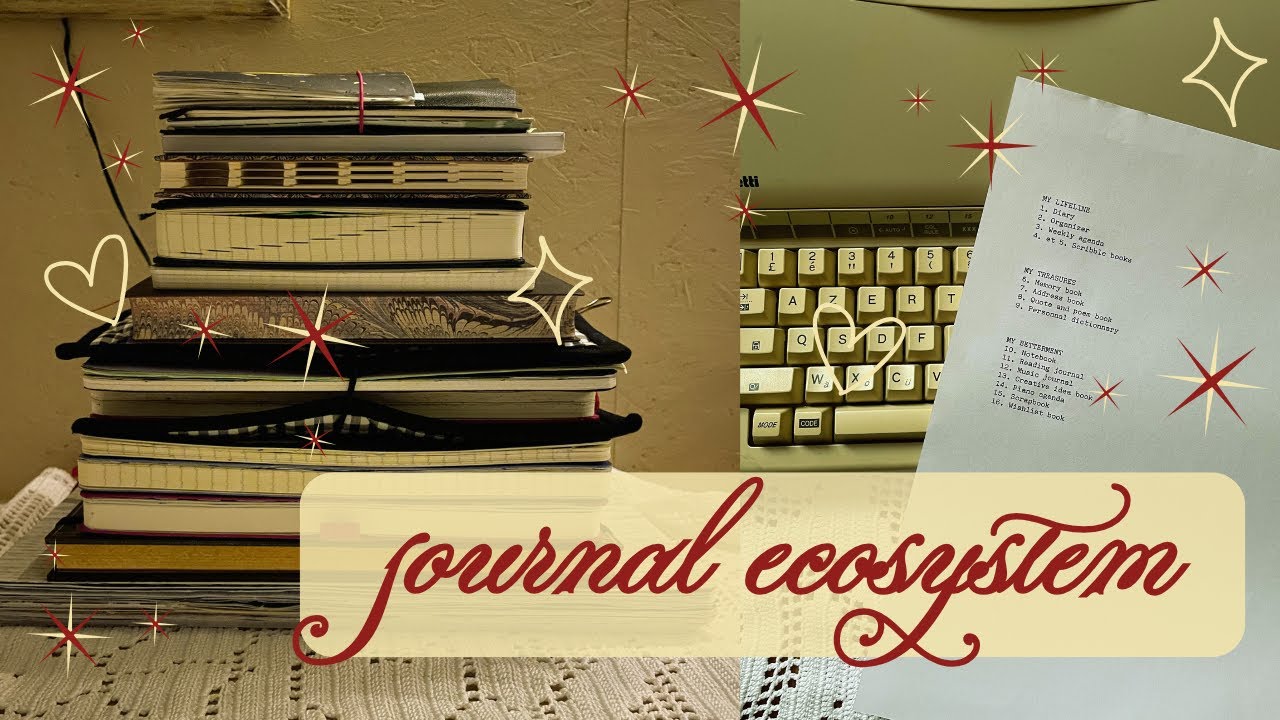 my journal ecosystem ★ moleskine, paperblanks, diy