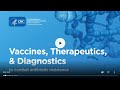 Combating Antibiotic Resistance: Vaccines, Therapeutics & Diagnostics