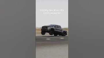 1500Hp Ram TRX Nos WHEELIE LAUNCH!! #trx #ram #srt #srt8 #trackhawk #dodge #1000hp #hellcat #fastcar