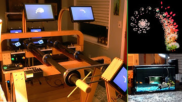 HD Video Feedback Fractal Tentacles Made of Fractal Jelly Fish Made of Actual Fish from Remote Tank!