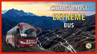 The Most Extreme Bus Journey in China - Tibet to Sichuan on National Road 318