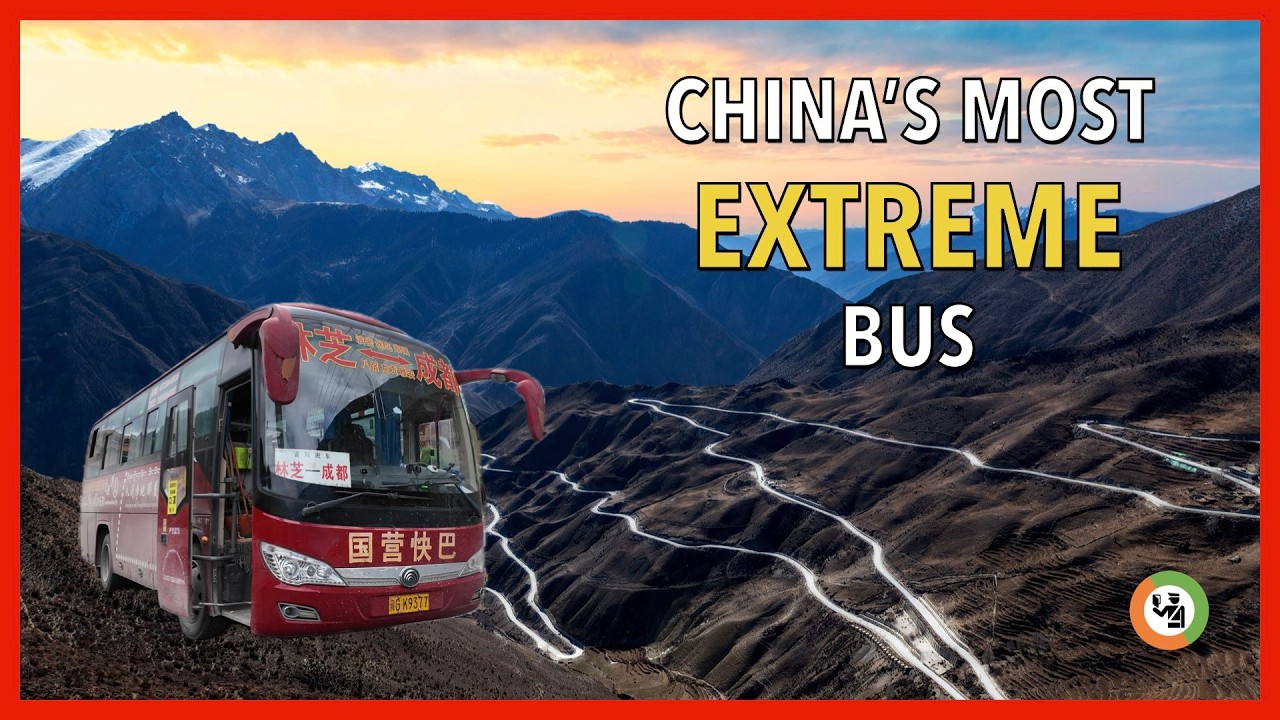 The Most Extreme Bus Journey in China - Tibet to Sichuan on National Road 318