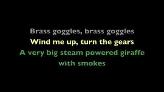 Brass Goggles Lyrics by Steam Powered Giraffe chords