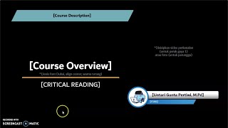 Course Description Course Description