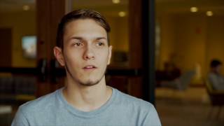 Transfer Student Tyler Pascucci Charts New Course at SNHU