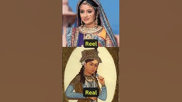Jodha Bai real Vs Reel photos #realphoto #jodhaakbar #jodhabai #history #shorts #indianhistory