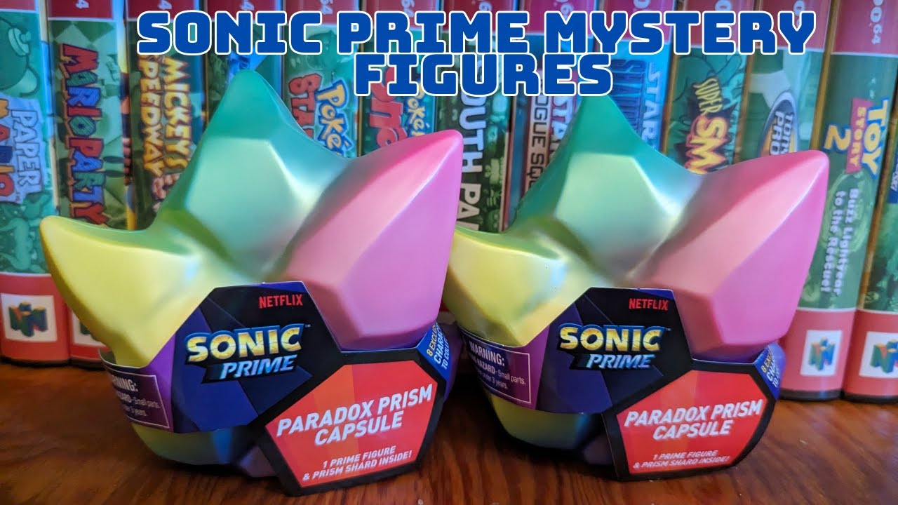 Sonic The Hedgehog Prime Paradox Prizm Capsule Mystery Pack [1 RANDOM  Figure & Prism Shard]
