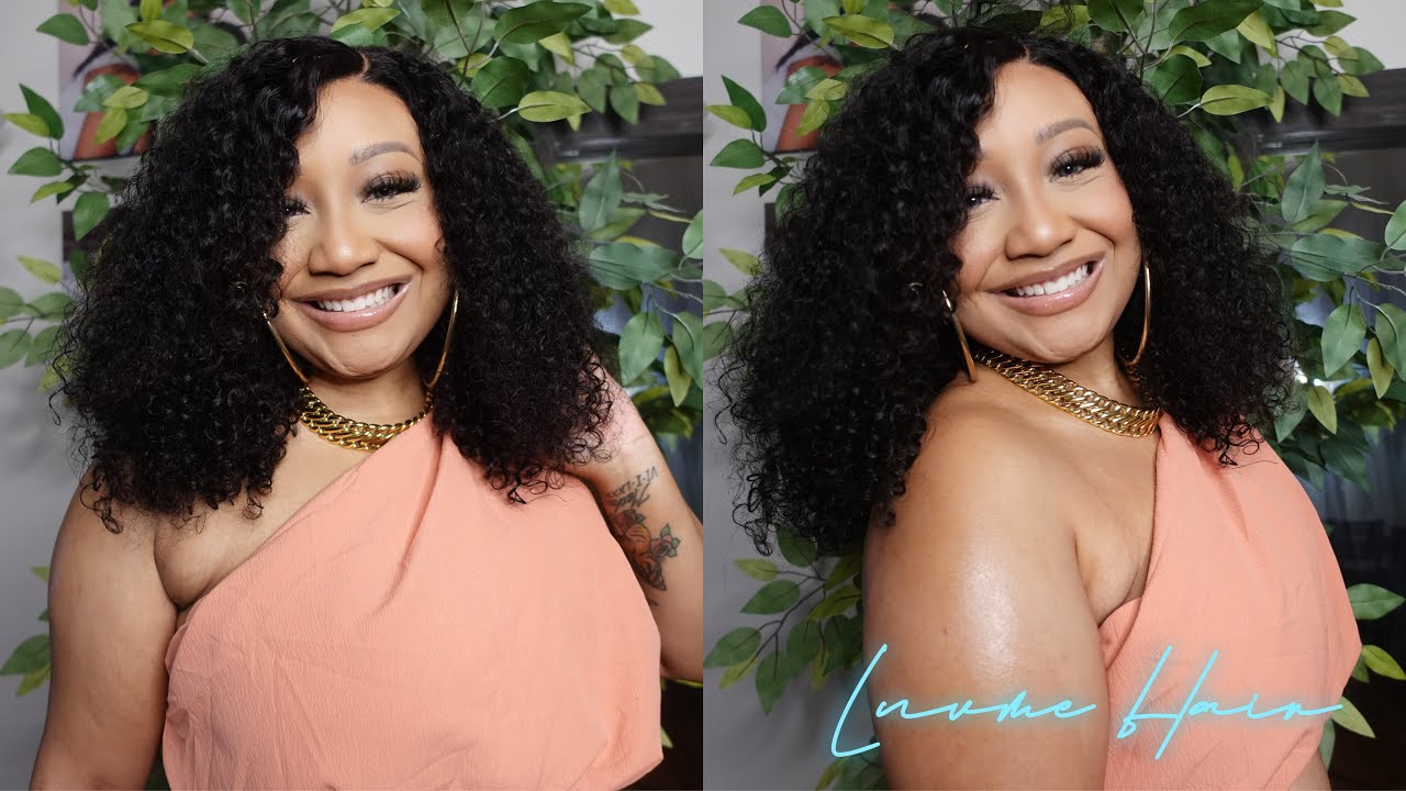 Face-Framing Curly Ear-to-ear Wide T Lace Front Wig | Luvme Hair Review