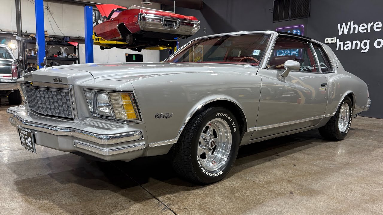 *Corrected Test Drive: 79 Chevy Monte Carlo T-Top Bucket Seat $25,995 Shipping & Financing Available