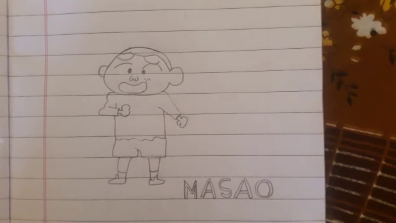 Shinchan all characters drawing