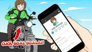 ODO KOCAK JADI OJOL ONLEN PALING UGAL UGALAN DI JALAN !!!