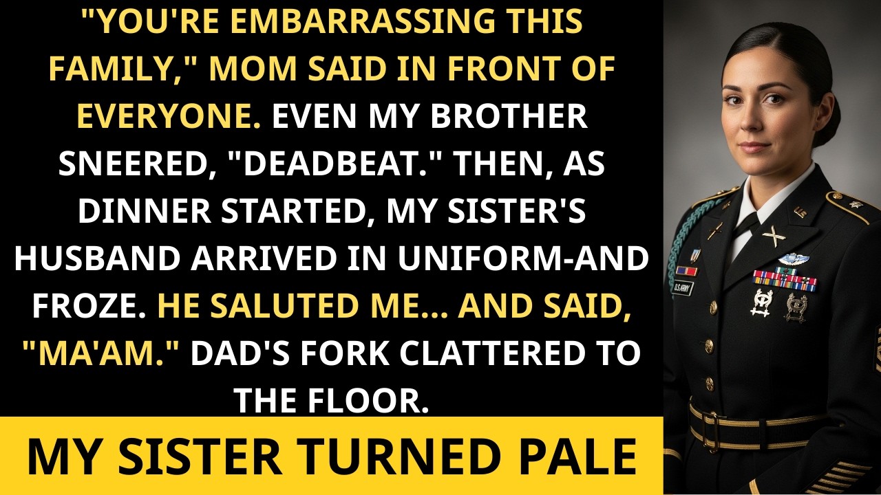 Family Called Me a Deadbeat—Then My Sister's Husband, a Highly Decorated Navy Officer, Saluted Me