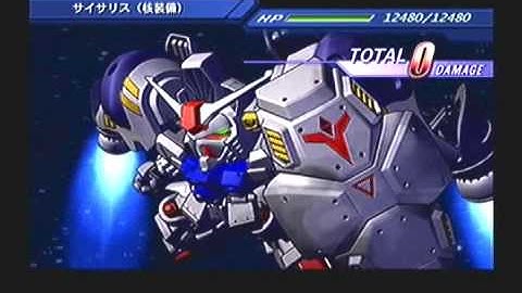 SD Gundam G Generation WARS - GP02A All Attacks