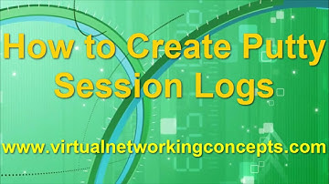 How to Create Putty Session Logs