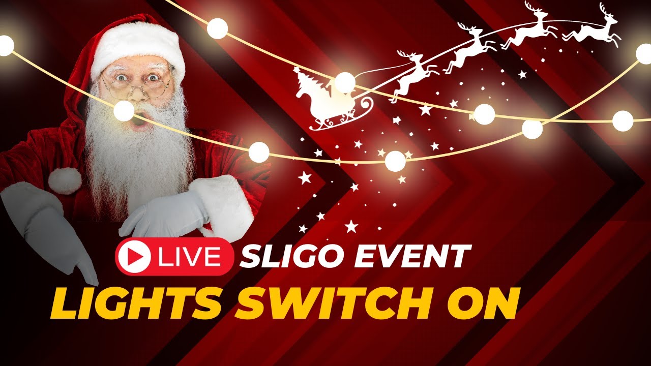 Live Sligo Christmas Lights 2023 with IrishologyOfficial YouTube