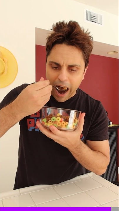 Would you eat ground beef and Froot Loops?