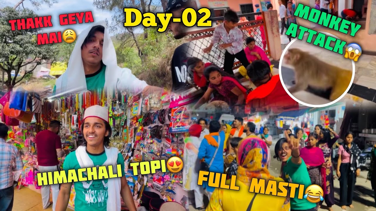 Day-02 || Baba Balak Nath Mandir🙏🏻❤️ || Thakk Gaye Jande Jande😩 || Raat Nu Kitti Full Masti 🤣