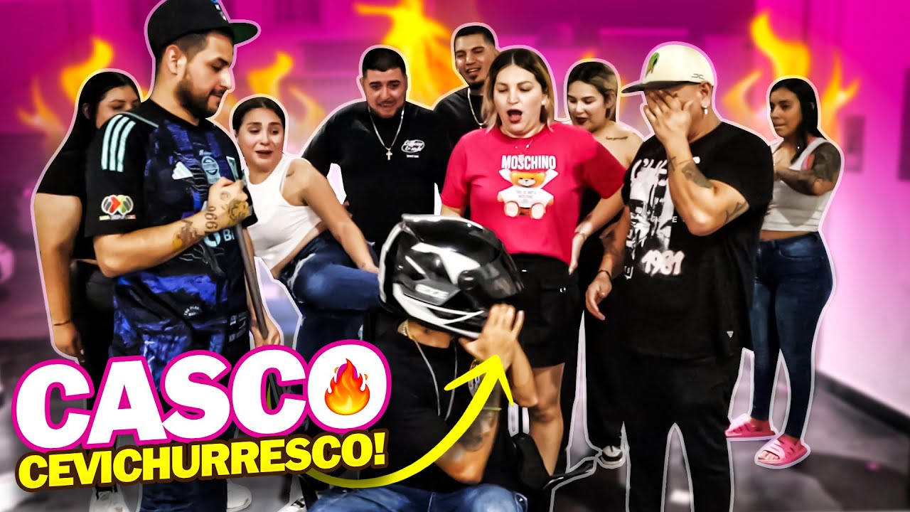 AHORA SI NOS PASAMOS DE LANZA QUEDAMOS SIN NUCA 😂 // CASCO CEVICHURRESCO CHALLENGE 😱
