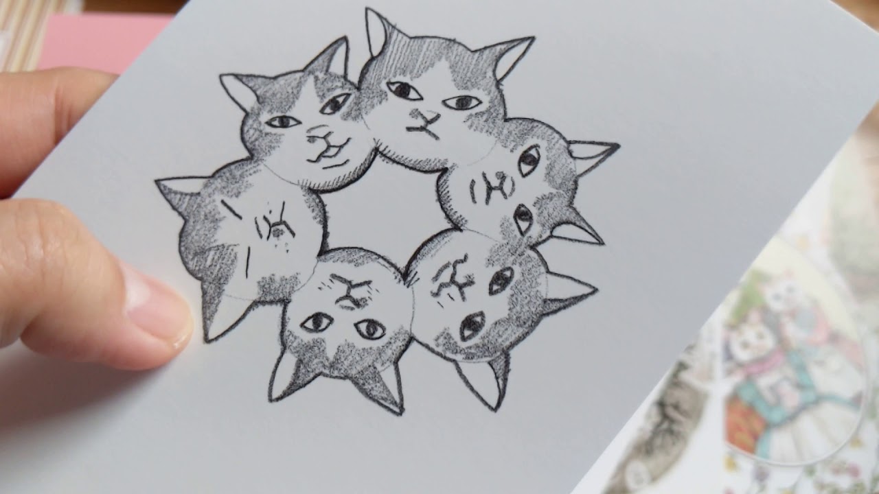 Higuchi Yuko 100 postcards unboxing