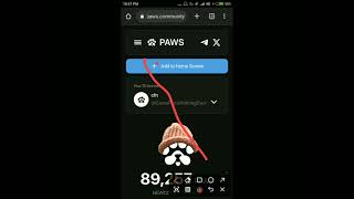 How to withdraw  Paws Allocation