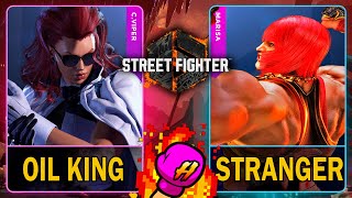 SF6 Oil King (C.VIPER) VS Stranger (MARISA)🥊Street Fighter 6🥊スト6🥊4K 60ᶠᵖˢ