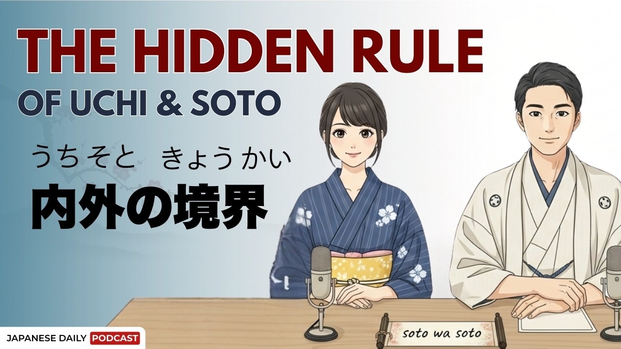 A Key to Natural Japanese Conversation: Uchi-Soto (内と外) | Japanese Daily Podcast