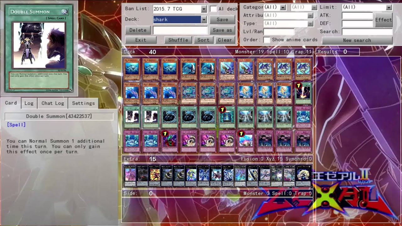 Yugioh Deck Profile: Shark September 2015!