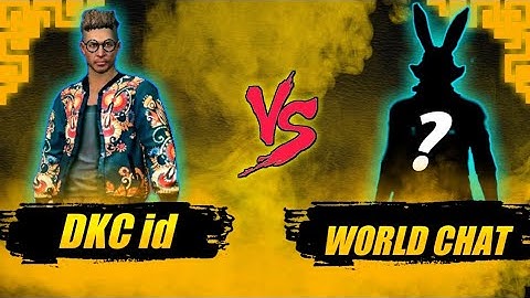 World Chat Player Call Me Noob😱 आजा 1 vs 1 में।😎