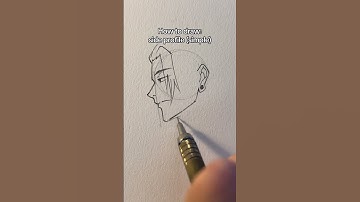 How to draw: side profile (easy) || Jmarron
