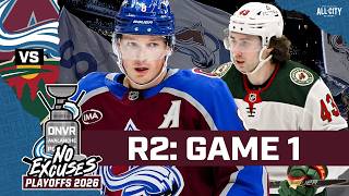 Cale Makar and the Colorado Avalanche kick off Round 2 of the Stanley Cup Playoffs against the Wild