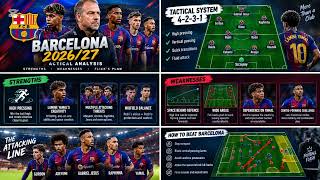 Barcelona 2026/27 Tactical Analysis 🔥 Strengths, Weaknesses & Flick's System